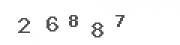 Please type these squiggly numbers