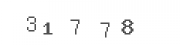Please type these squiggly numbers