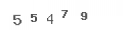 Please type these squiggly numbers